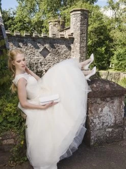 Rainbow Club Brooke Off White Bruidsschoenen -Droom Trouwjurk rainbow club brooke off white metallic 9