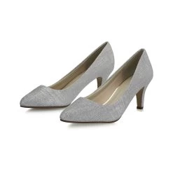 Rainbow Club Brooke Zilver Bruidsschoenen -Droom Trouwjurk rainbow club brooke silver metallic 6