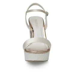 Rainbow Club Nattie Bruidsschoenen -Droom Trouwjurk rainbow club nattie ivory satin parquet heel 3