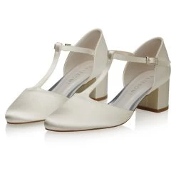 Rainbow Club Rosita Bruidsschoenen -Droom Trouwjurk rainbow club rosita ivory satin 6