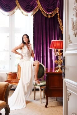 Rainbow Club Rosita Bruidsschoenen -Droom Trouwjurk rainbow club rosita ivory satin ls b