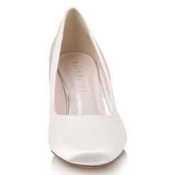 Rainbow Club Sintia Bruidsschoenen Ivoor -Droom Trouwjurk rainbow club sintia brautschuhe ivory satin silver fine glitter 5