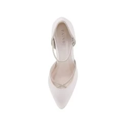 Rainbow Club Rania Bruidsschoenen 13 Rainbow Club Rania Bruidsschoenen -Droom Trouwjurk rania ivory satin silver fine glitter 5