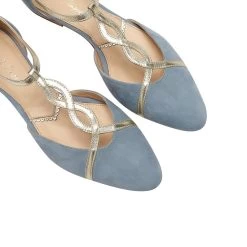 Rachel Simpson Bronte Bruidsschoenen Blauw 6 Rachel Simpson Bronte Bruidsschoenen Blauw -Droom Trouwjurk rs bronte blue 2