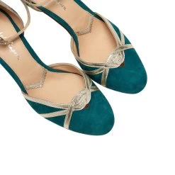 Rachel Simpson Luella Bruidsschoenen Teal -Droom Trouwjurk rs luella teal 2