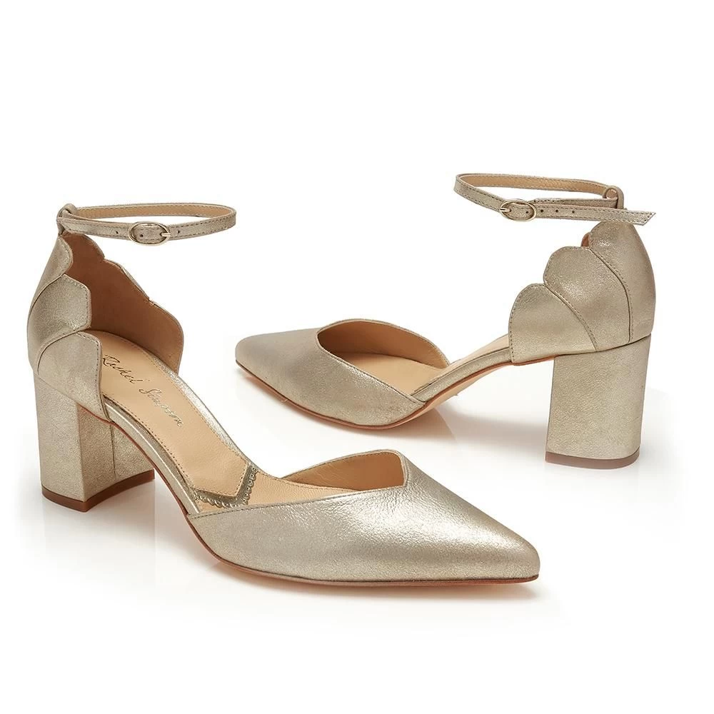 Rachel Simpson Remi Gold-43 Bruidsschoenen Tweedekans 4 Rachel Simpson Remi Gold-43 Bruidsschoenen Tweedekans - Afbeelding 4