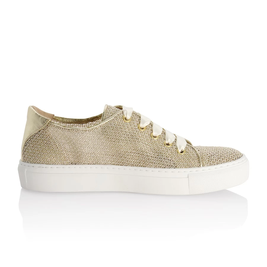 Fiarucci Bridal Rubie Bruidssneakers Goud 2 Fiarucci Bridal Rubie Bruidssneakers Goud - Afbeelding 2