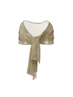 Poirier S142 Sjaal Goud -Droom Trouwjurk s142 030 s142 030 02x 2