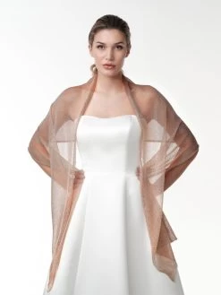 Poirier S142 Sjaal Roségoud