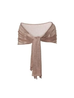 Poirier S142 Sjaal Roségoud -Droom Trouwjurk s142 079 s142 079 02x