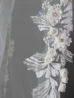 Poirier S142-350/1/MED Sluier 8 Poirier S142-350/1/MED Sluier -Droom Trouwjurk s142 350 1 med 002 03 1