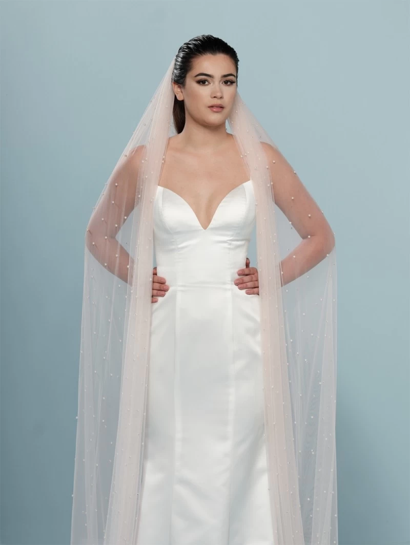 Poirier S19-300-1-Soft Sluier Blush 2 Poirier S19-300-1-Soft Sluier Blush - Afbeelding 2