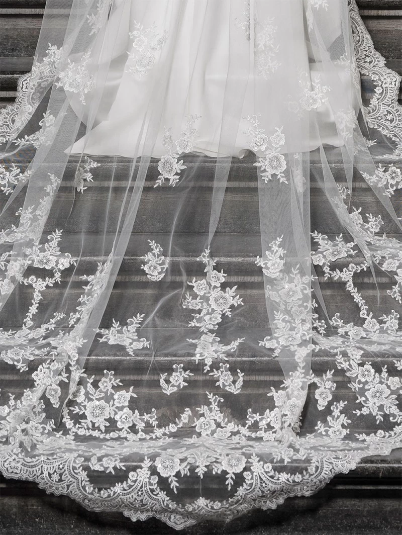 Poirier S371-350-1-MED Sluier 4 Poirier S371-350-1-MED Sluier - Afbeelding 4