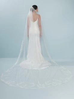 Poirier S708-350-1-Soft Sluier -Droom Trouwjurk s708 350 1 soft 002 s708 350 002 03