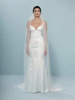 Poirier S711-350-1-Soft Sluier -Droom Trouwjurk s711 350 1 soft 002 s711 350 002 03