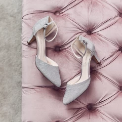 Rainbow Club Sarina Bruidsschoenen Zilver -Droom Trouwjurk sarina silver