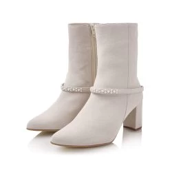 Fiarucci Bridal Sheyla Bruidsschoenen -Droom Trouwjurk sheyla off white suede leather 7 2