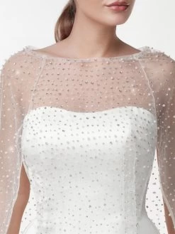 Poirier T-120 Cape -Droom Trouwjurk t 120 002 t 120 002 06