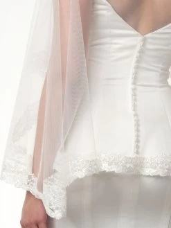 Poirier T-124 Cape -Droom Trouwjurk t 124 002 t 124 002 03