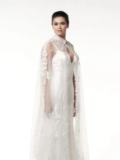 Poirier T-127 Cape -Droom Trouwjurk t 127 002 t 127 002 06