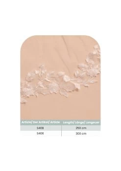 Bianco Evento S408 Sluier -Droom Trouwjurk tabel sluiers tekengebied 1 kopie 2 13