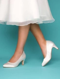 The Perfect Bridal Company Erica Satin Bruidsschoenen -Droom Trouwjurk the perfect bridal company erica satin 3