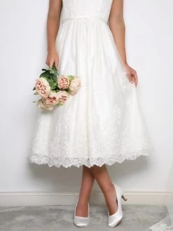 The Perfect Bridal Company Erica Satin Bruidsschoenen -Droom Trouwjurk the perfect bridal company erica satin 5