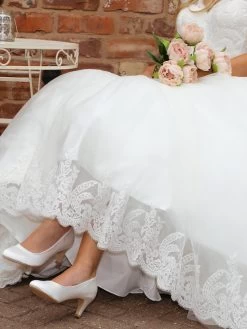 The Perfect Bridal Company Erica Satin Bruidsschoenen -Droom Trouwjurk the perfect bridal company erica satin 6