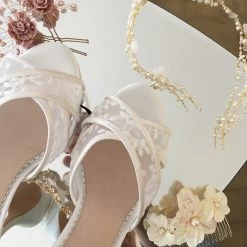 The Perfect Bridal Company Kennedy Ivoor Bruidsschoenen -Droom Trouwjurk the perfect bridal company kennedy 15