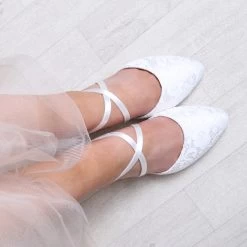 The Perfect Bridal Company Bruidsschoenen Renate -Droom Trouwjurk the perfect bridal company renate lace 7