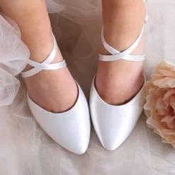 The Perfect Bridal Company Renate Satin Bruidsschoenen -Droom Trouwjurk the perfect bridal company renate satin 6