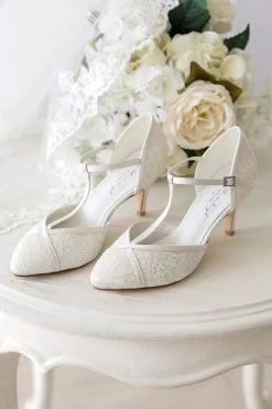 G. Westerleigh Zara Ivory Bruidsschoenen -Droom Trouwjurk zara ivory 4