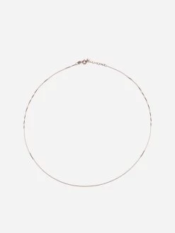 Abrazi Box Chain Ketting Rosé-M