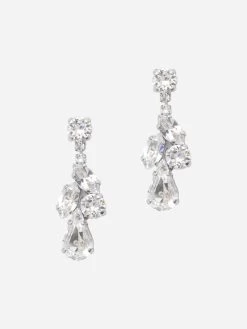 Abrazi Zoe Swarovski Oorbellen Zilver