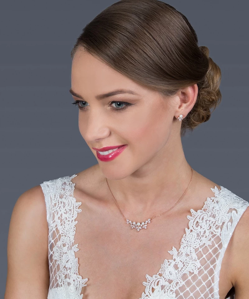 G. Westerleigh Bruidssieraden Set DZ0509RG 1 G. Westerleigh Bruidssieraden Set DZ0509RG