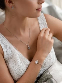 G. Westerleigh JS6444 Bruidssieraden Set -Droom Trouwjurk g. westerleigh js6444 4