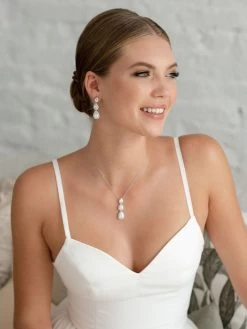 G. Westerleigh JS6448 Bruidssieraden Set -Droom Trouwjurk g. westerleigh js6448 4