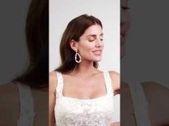 Abrazi Jane Swarovski Oorbellen Goud -Droom Trouwjurk hqdefault 21 17