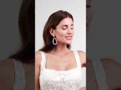 Abrazi Jane Swarovski Oorbellen Zilver -Droom Trouwjurk hqdefault 21 18