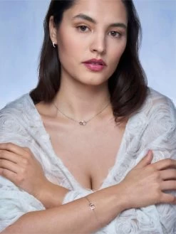 Poirier JS-001 Bruidssieraden Set Élodie Zilver -Droom Trouwjurk js 001 029 js 001 n 029 002