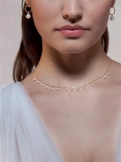 Poirier JS-004 Bruidssieraden Set Anaïs Goud