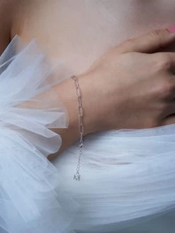 Poirier JS-006 Bruidssieraden Set Chloé Zilver -Droom Trouwjurk js 006 029 js 006 b 029 005b