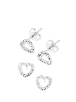 Poirier JS-009 Bruidssieraden Set Julia Zilver -Droom Trouwjurk js 009 029 js 009 e 030 001