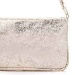 Fiarucci Bridal Lumie Bruidstasje Goud 11 Fiarucci Bridal Lumie Bruidstasje Goud -Droom Trouwjurk lumie champagne gold suede leather 5