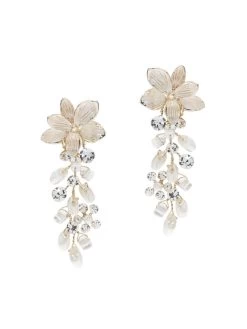 Poirier NC-1334 Oorbellen Goud -Droom Trouwjurk nc 1334 030 nc 1334 030 02