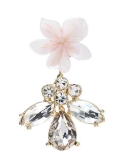 Poirier NC-1345 Oorbellen Roze/Goud -Droom Trouwjurk nc 1345 600 nc 1345 600 03