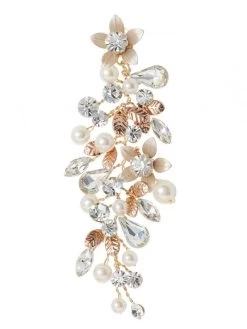 Poirier NC-1323 Oorbellen Goud -Droom Trouwjurk poirier nc 1323 earrings gold 4