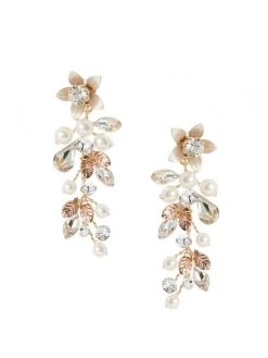 Poirier NC-1324 Oorbellen Goud -Droom Trouwjurk poirier nc 1324 earrings gold 3