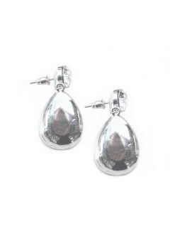 Poirier NC-1339 Oorbellen Zilver -Droom Trouwjurk poirier nc 1339 earrings silver 4