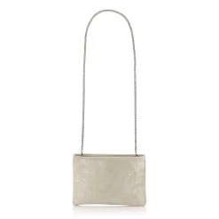 Fiarucci Bridal Teana Bruidstasje Zilver 11 Fiarucci Bridal Teana Bruidstasje Zilver -Droom Trouwjurk teana off white silver suede leather 6 1
